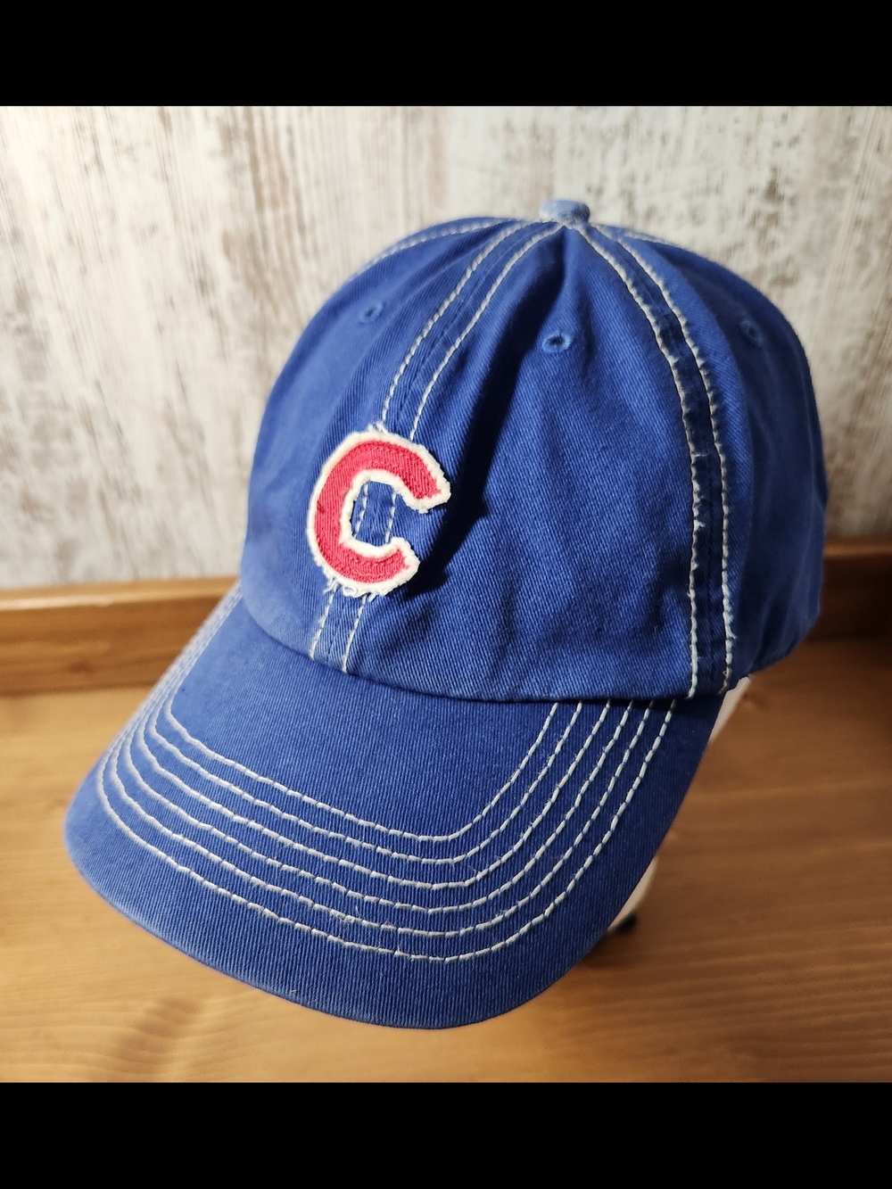 47 Brand MLB Chicago Cubs "C" Baseball Cap Hat Worn Broke-In Look  Adjustable